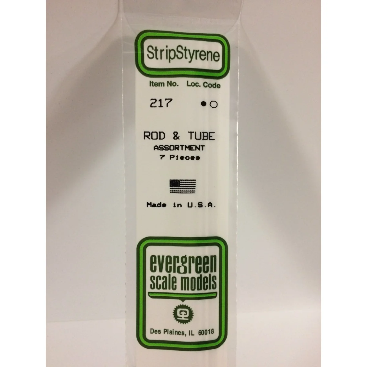Assorted round and Tube Ref: 217 - Evergreen - S1370217