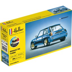 Renault R5 Turbo 1/43 Heller + colle et peintures Heller HEL-56150 - 1