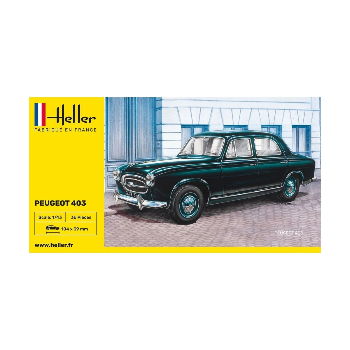 Peugeot 403 1/43 Heller Heller 80161 - 2 Peugeot 403 1/43 Heller Heller 80161 - 2