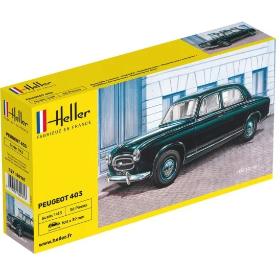 HEL-80161-Peugeot 403 1/43 Heller - HEL-80161
