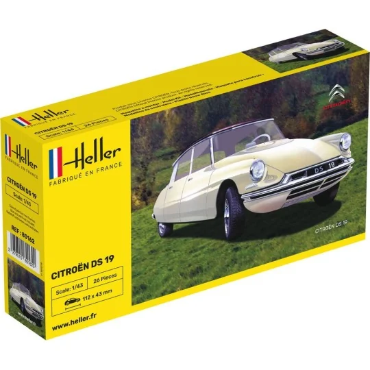 HEL-80162-Citroen DS 19 1/43 Heller - HEL-80162