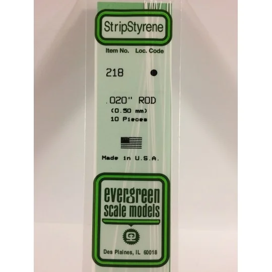 S1370218-Round 0.5x350mm Ref: 218 - Evergreen - S1370218