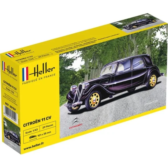Citroen 11 CV 1/43 Heller Heller 80159 - 1 HEL-80159-Citroen 11 CV 1/43 Heller - HEL-80159