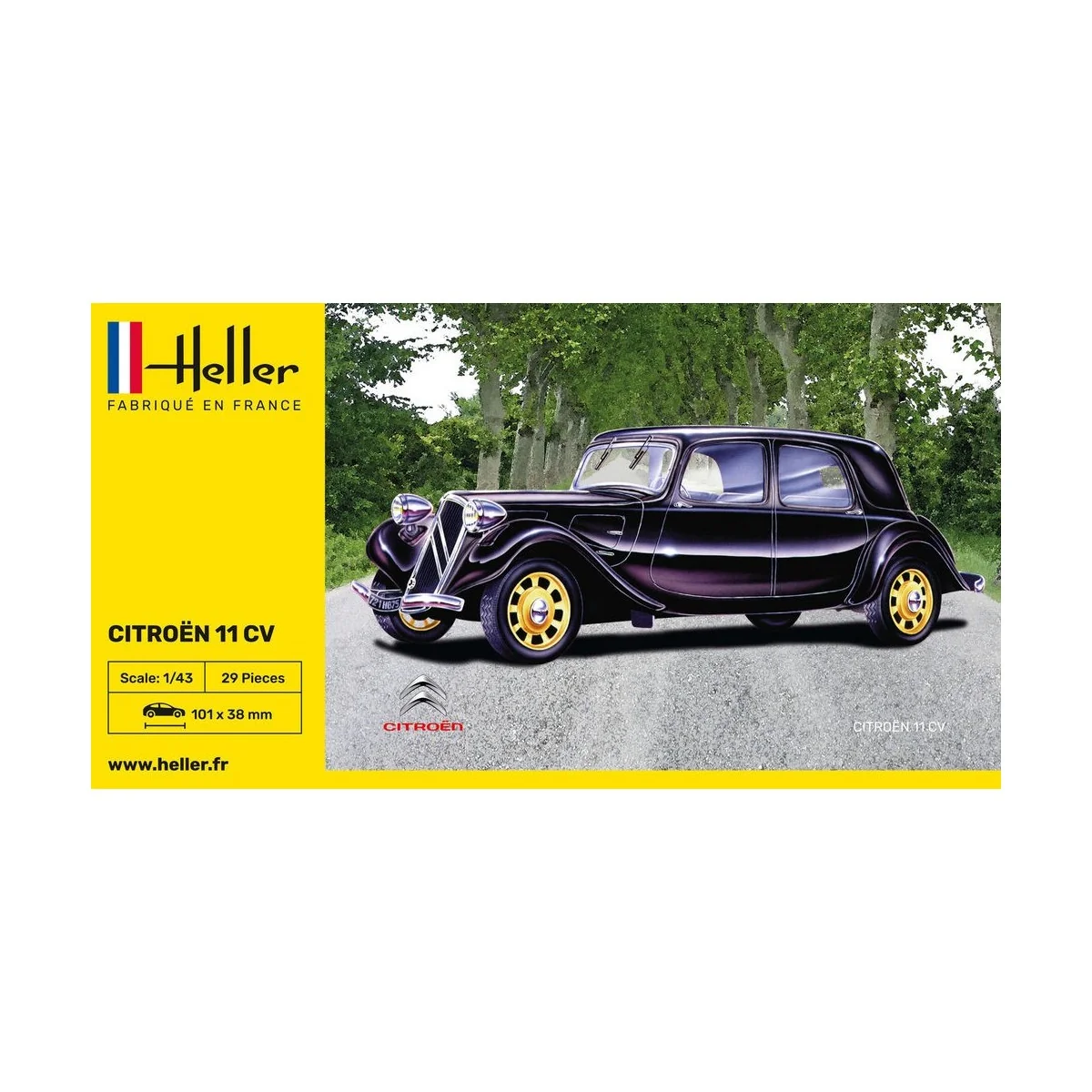 Citroen 11 CV 1/43 Heller Heller 80159 - 2