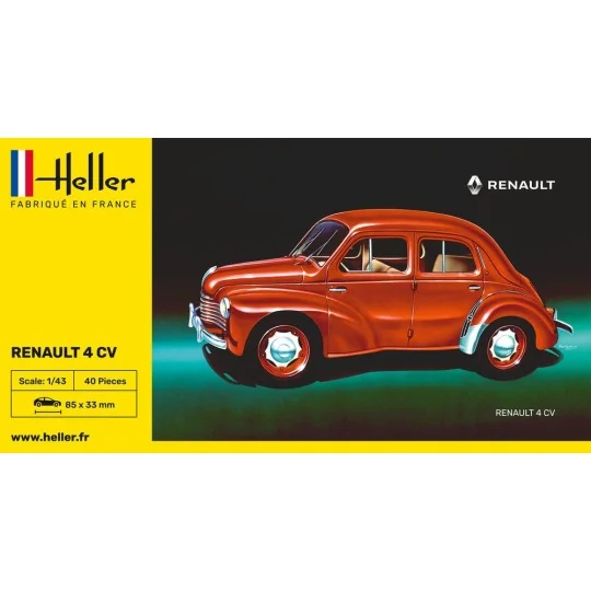 HEL-80174-Renault 4 CV 1/43 Heller - HEL-80174