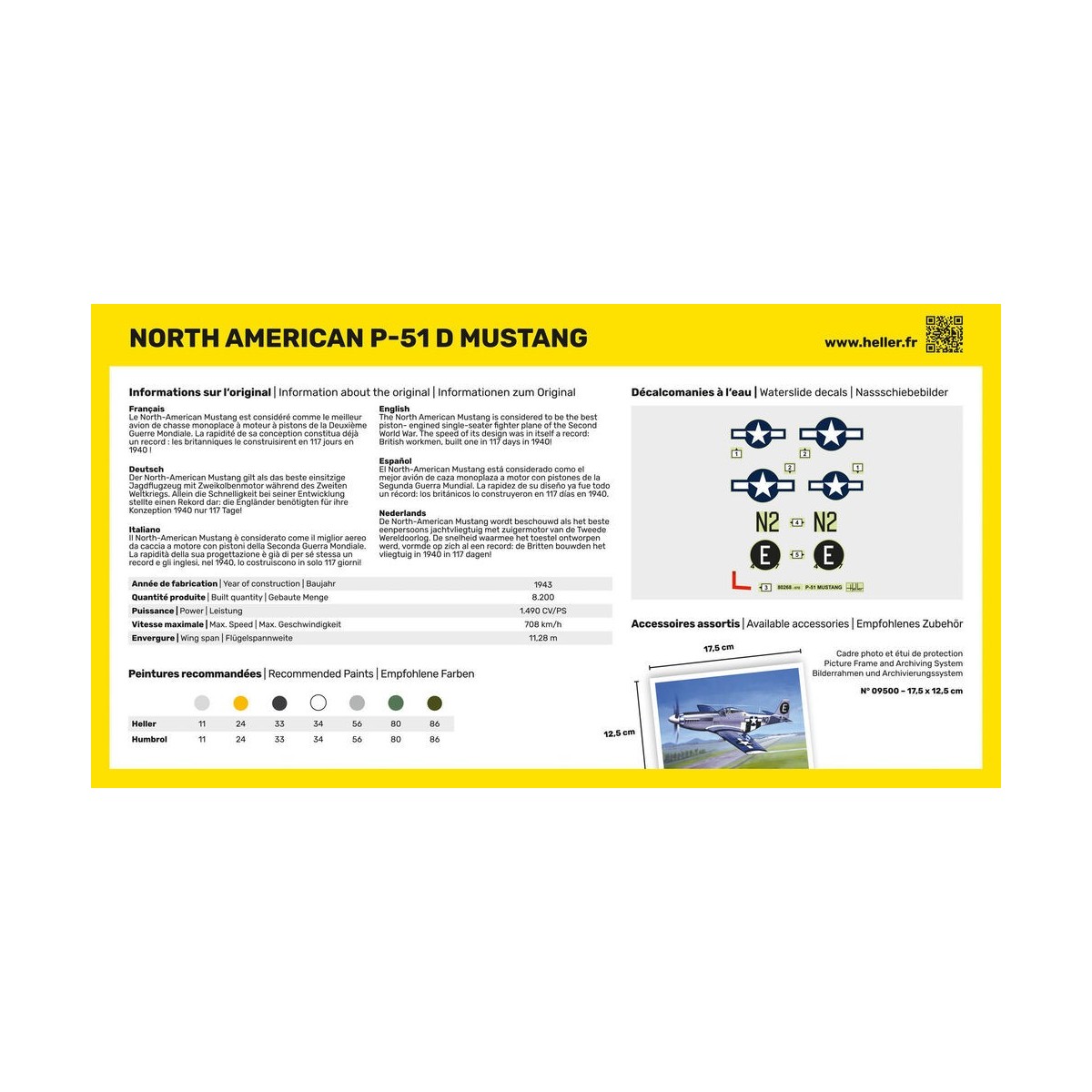 P-51 Mustang 1:72 Heller Heller HEL-80268 - 3