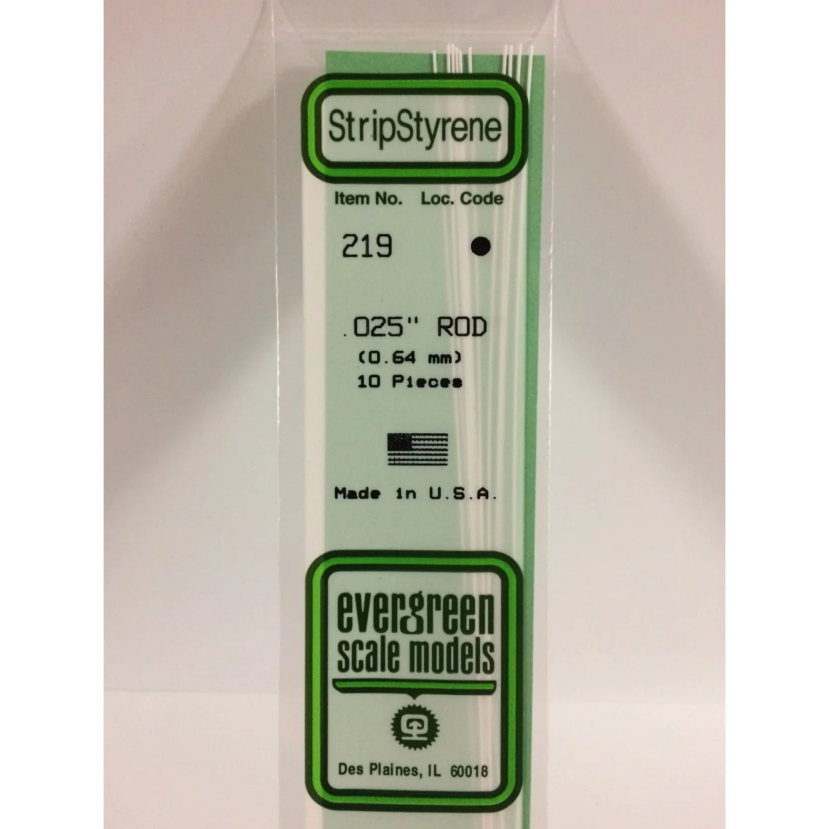 Round 0.64x350mm Ref: 219 - Evergreen - S1370219 - S1370219