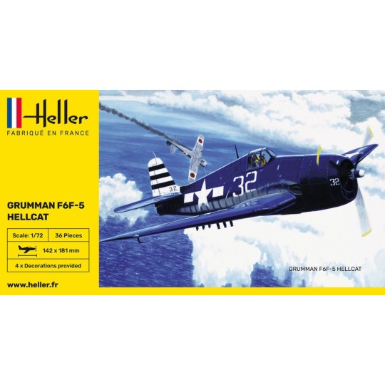 F6F Hellcat 1:72 Heller Heller HEL-80272 - 2 HEL-80272-F6F Hellcat 1:72 Heller - HEL-80272