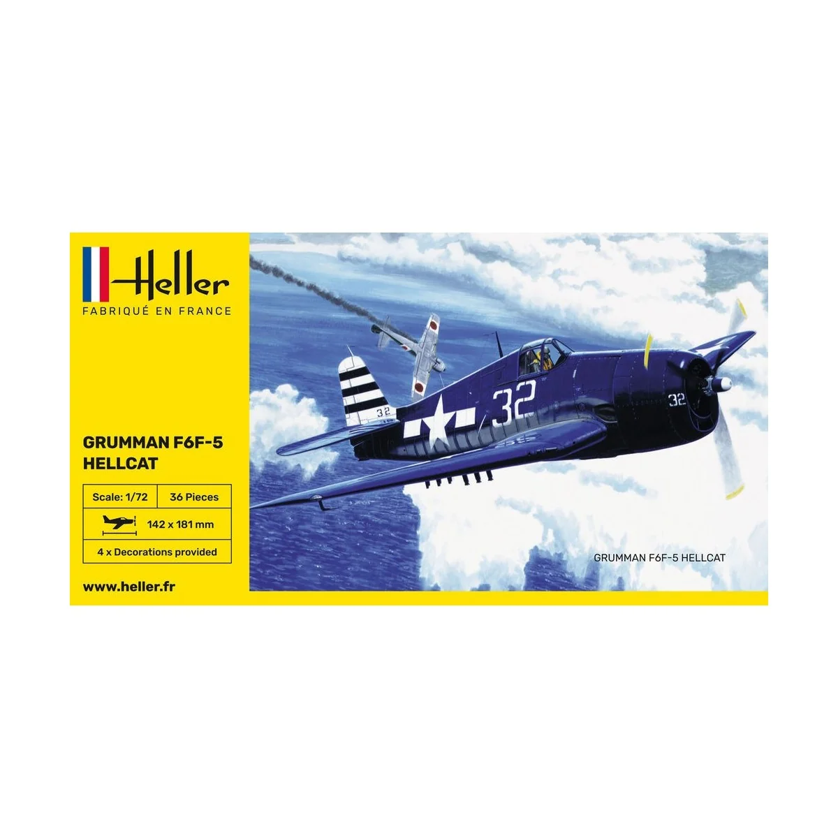 F6F Hellcat 1:72 Heller Heller HEL-80272 - 2 F6F Hellcat 1:72 Heller Heller HEL-80272 - 2