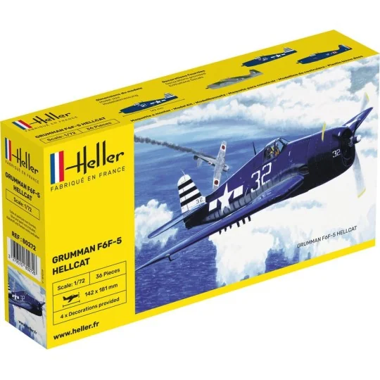 F6F Hellcat 1:72 Heller Heller HEL-80272 - 1 HEL-80272-F6F Hellcat 1:72 Heller - HEL-80272
