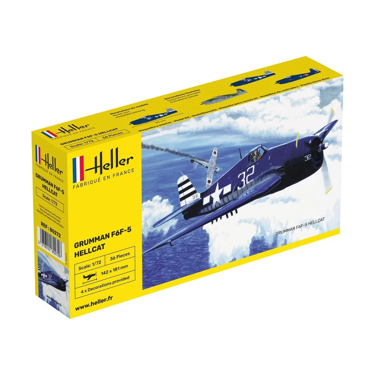 F6F Hellcat 1:72 Heller Heller HEL-80272 - 1 F6F Hellcat 1:72 Heller Heller HEL-80272 - 1