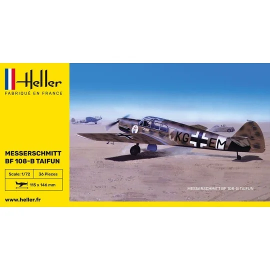 Messerschmitt Bf 108 B Taifun 1/72 Heller Heller 80231 - 2 HEL-80231-Messerschmitt Bf 108 B Taifun 1/72 Heller - HEL-80231