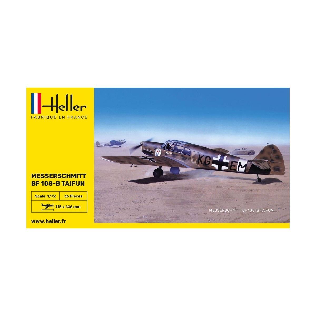 Messerschmitt Bf 108 B Taifun 1/72 Heller Heller 80231 - 2