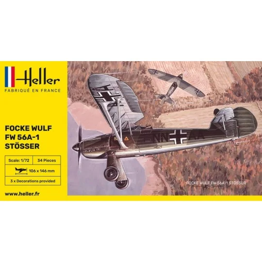 Focke Wulf Stosser 1:72 Heller Heller 80238 - 2 HEL-80238-Focke Wulf Stosser 1:72 Heller - HEL-80238