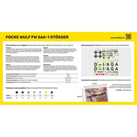 Focke Wulf Stosser 1:72 Heller Heller 80238 - 3 HEL-80238-Focke Wulf Stosser 1:72 Heller - HEL-80238