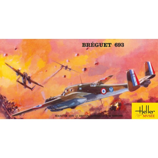 HEL-80392-BREGUET 693/2 "Heller Musée" 1/72 Heller