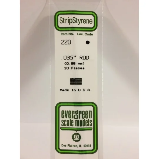 S1370220-Round 0.88x350mm Ref: 220 - Evergreen - S1370220