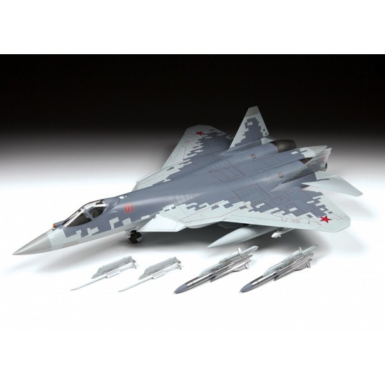 Z4824-Sukhoi SU-57 Felon 1:48 Zvezda - Z4824