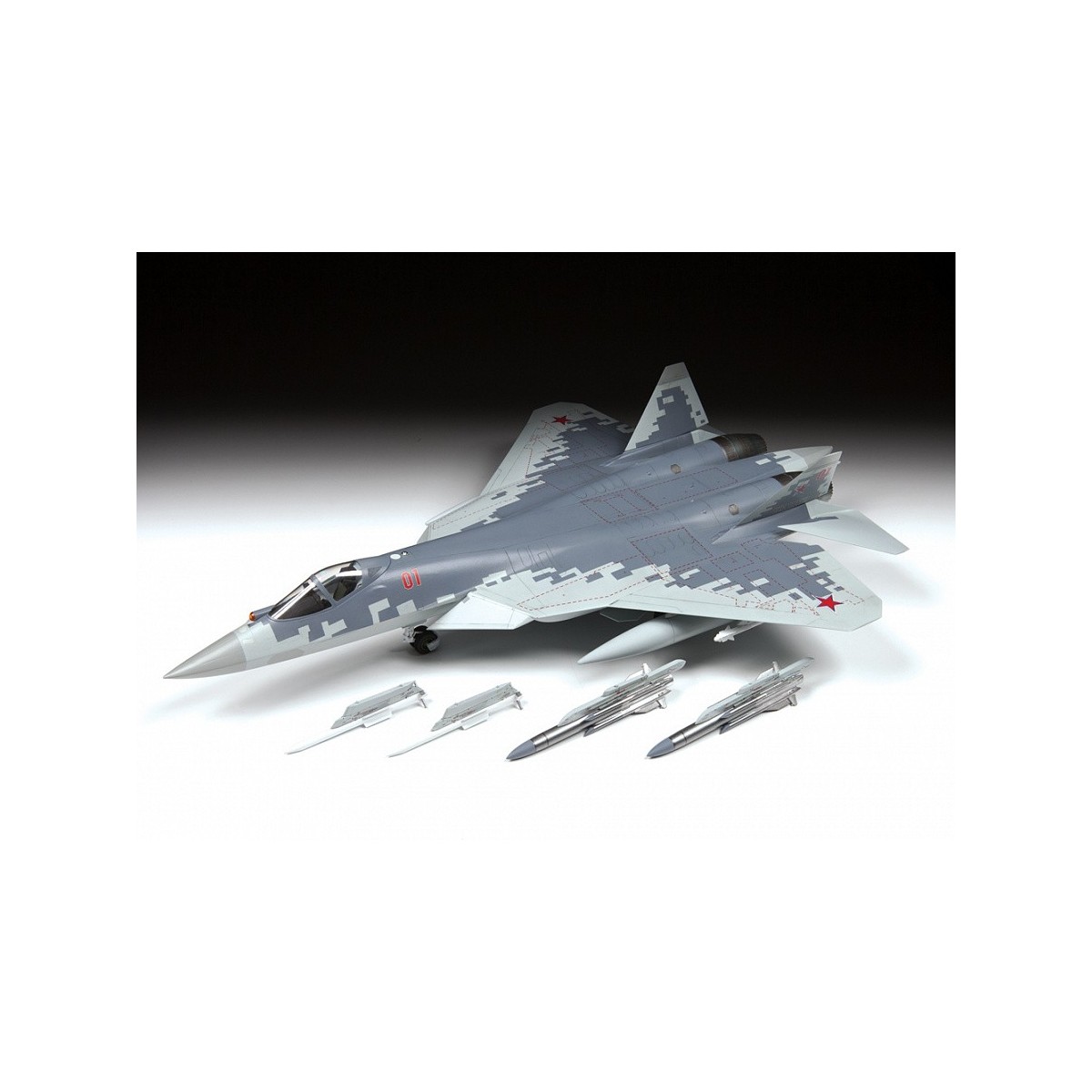 Sukhoi SU-57 Felon 1:48 Zvezda Zvezda Z4824 - 2