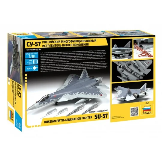 Z4824-Sukhoi SU-57 Felon 1:48 Zvezda - Z4824
