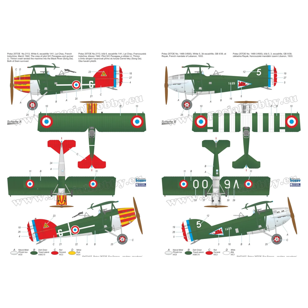 Potez 25TOE 1/72 Special Hobby SH72407 - 2 Potez 25TOE 1/72 Special Hobby SH72407 - 2