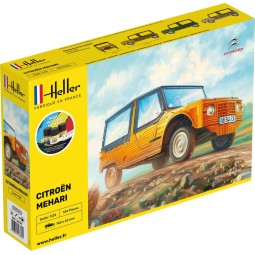 Citroen Mehari (Version 1) 1/24 Heller + colle et peintures Heller HEL-56760 - 1