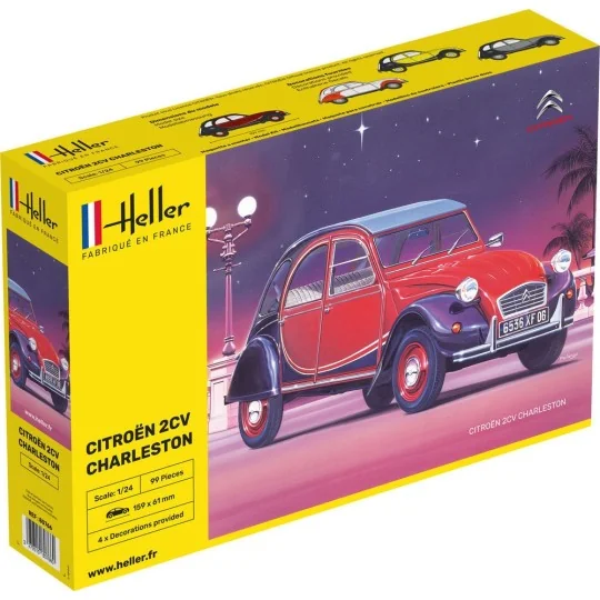 HEL-80766-Citroen 2CV Charleston 1/24 Heller - HEL-80766