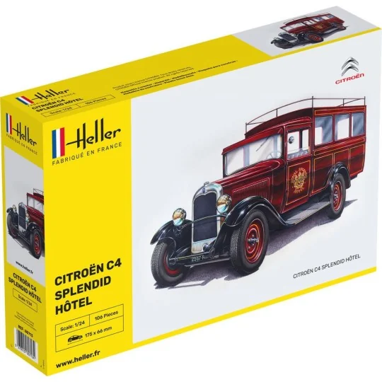 HEL-80713-Citroen C4 Splendid Hotel 1/24 Heller - HEL-80713