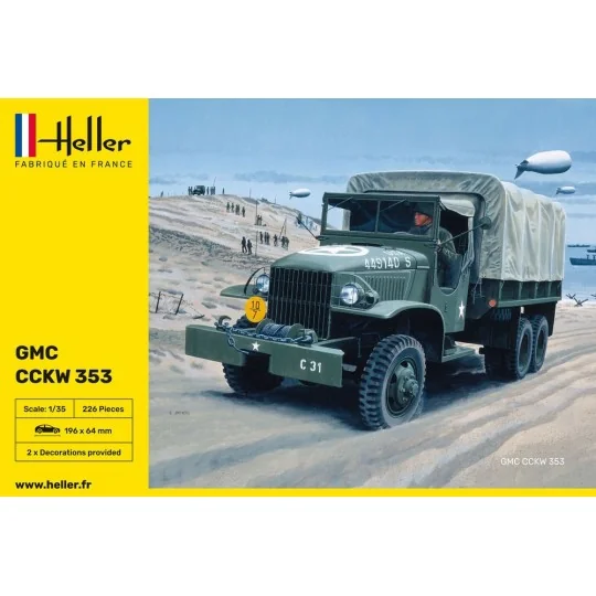 HEL-81121-Camion GMC US-Truck 1/35 Heller - HEL-81121