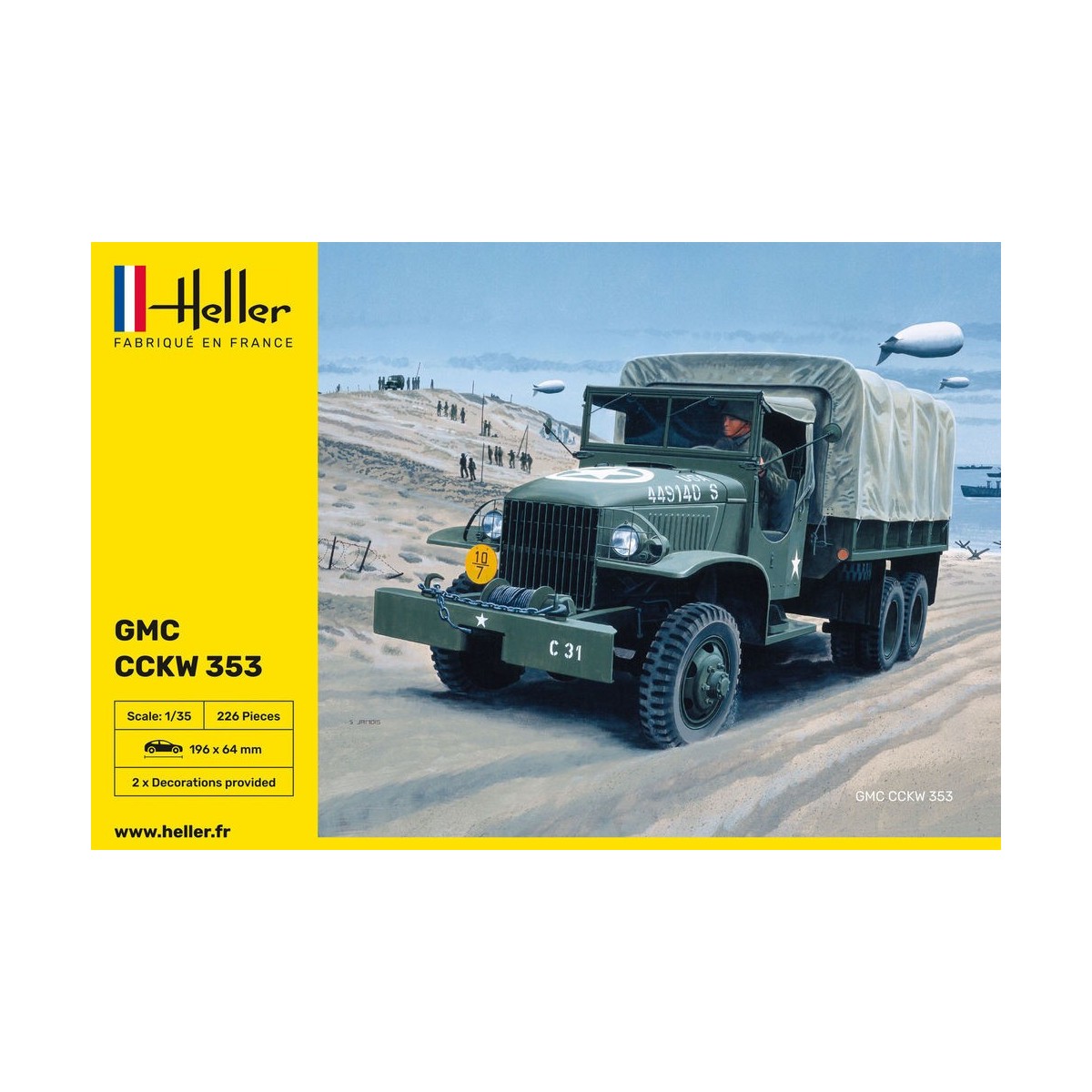 Camion GMC US-Truck 1/35 Heller Heller HEL-81121 - 2