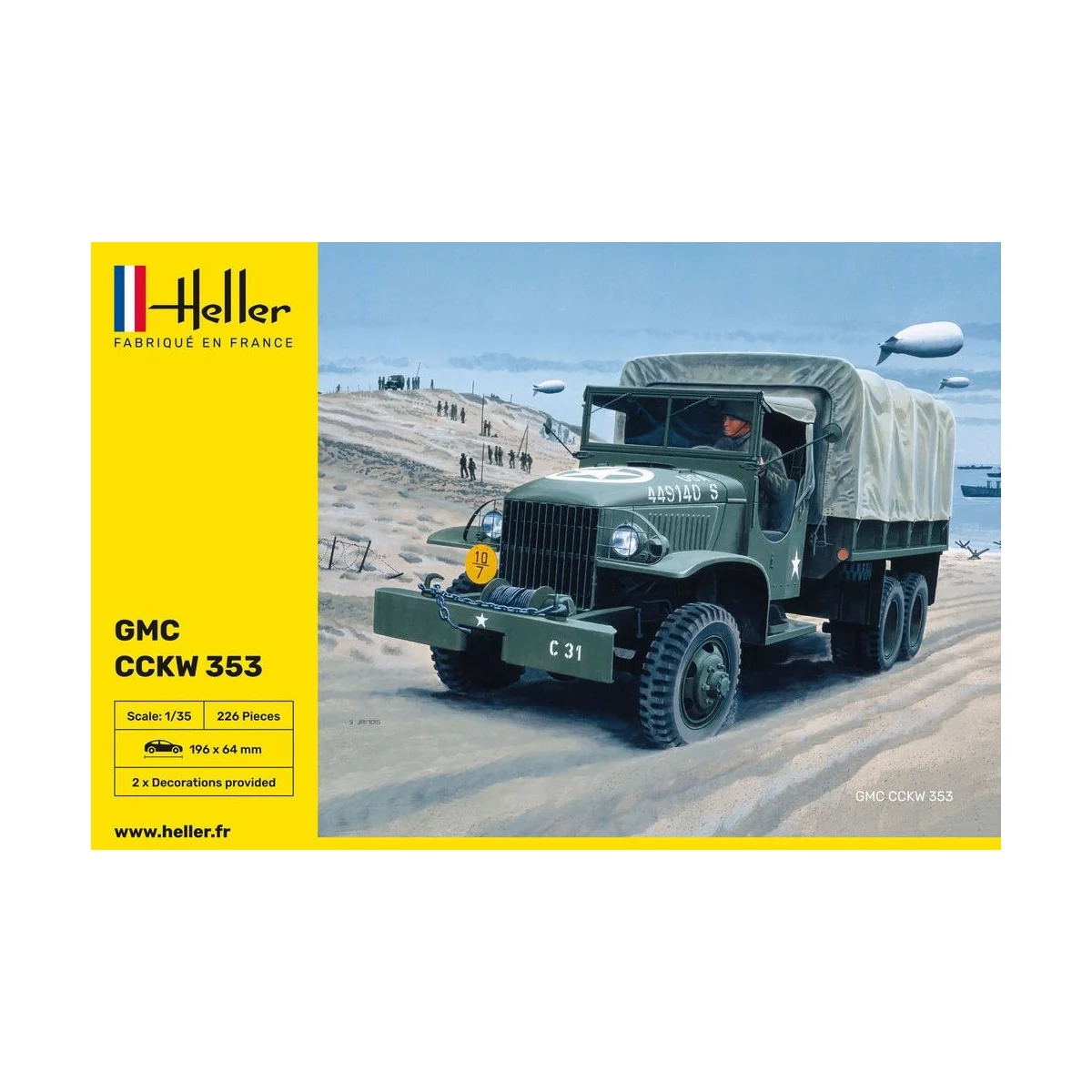 Camion GMC US-Truck 1/35 Heller Heller HEL-81121 - 2