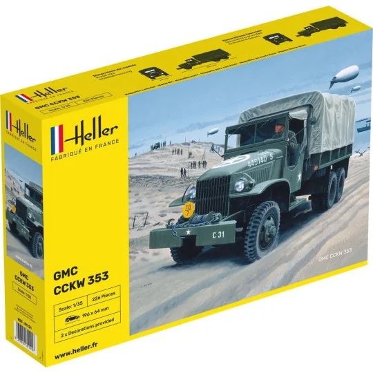 HEL-81121-Camion GMC US-Truck 1/35 Heller - HEL-81121