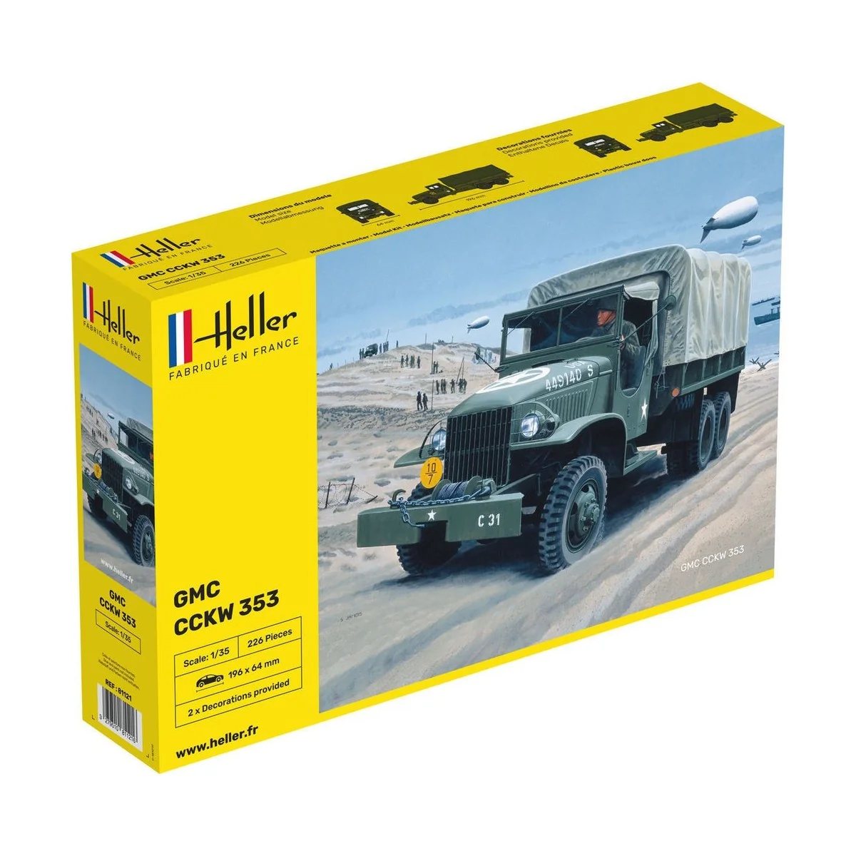 Camion GMC US-Truck 1/35 Heller Heller HEL-81121 - 1