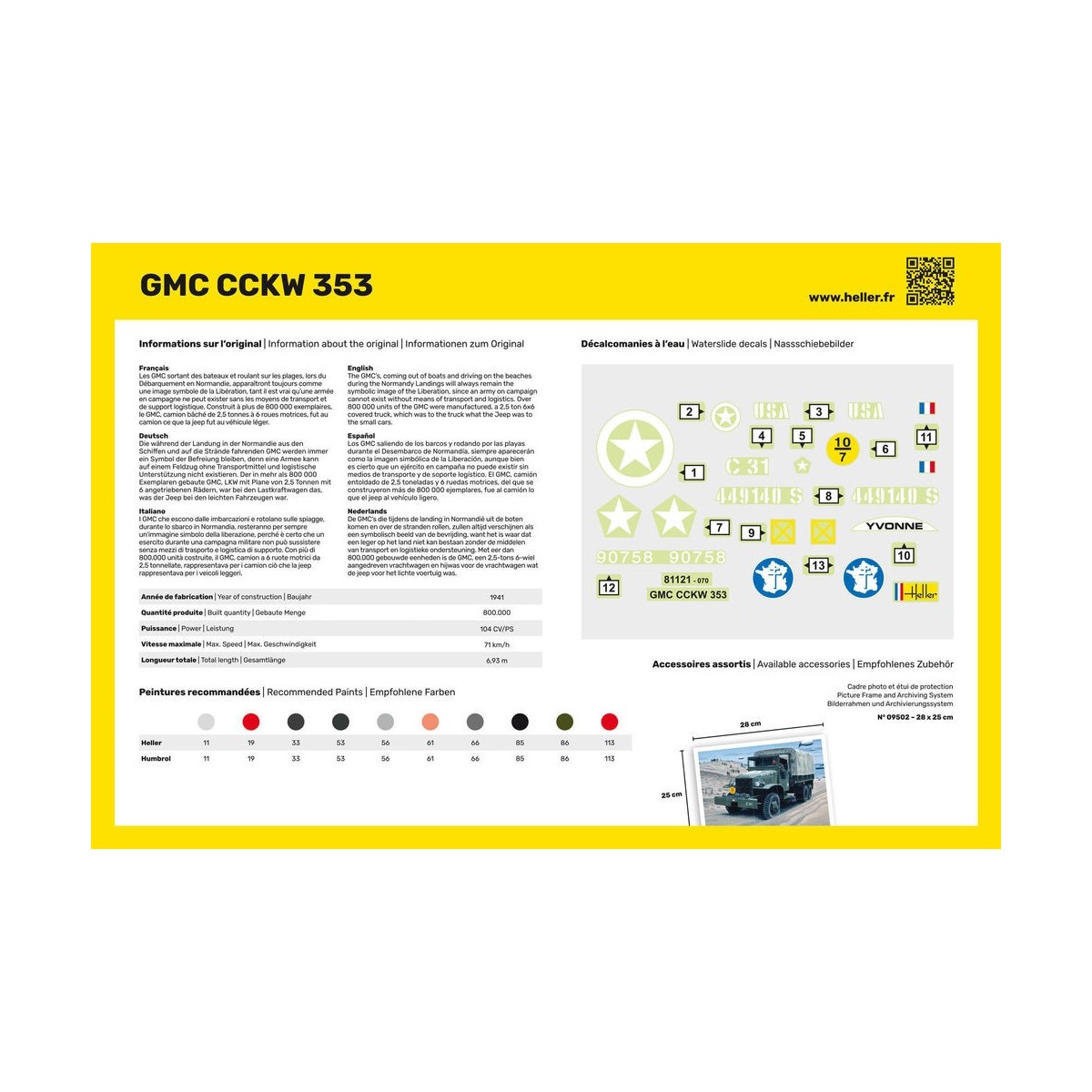 GMC TRUCK US-Truck 1/35 Heller Heller HEL-81121 - 3