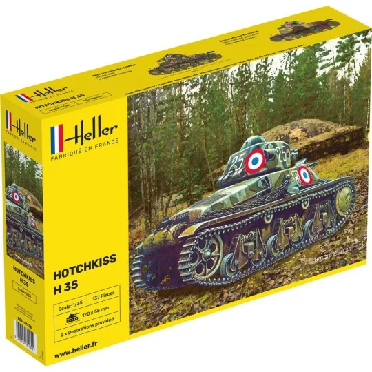 HEL-81132-Char HOTCHKISS 1/35 Heller - HEL-81132