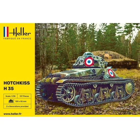 HEL-81132-Char HOTCHKISS 1/35 Heller - HEL-81132