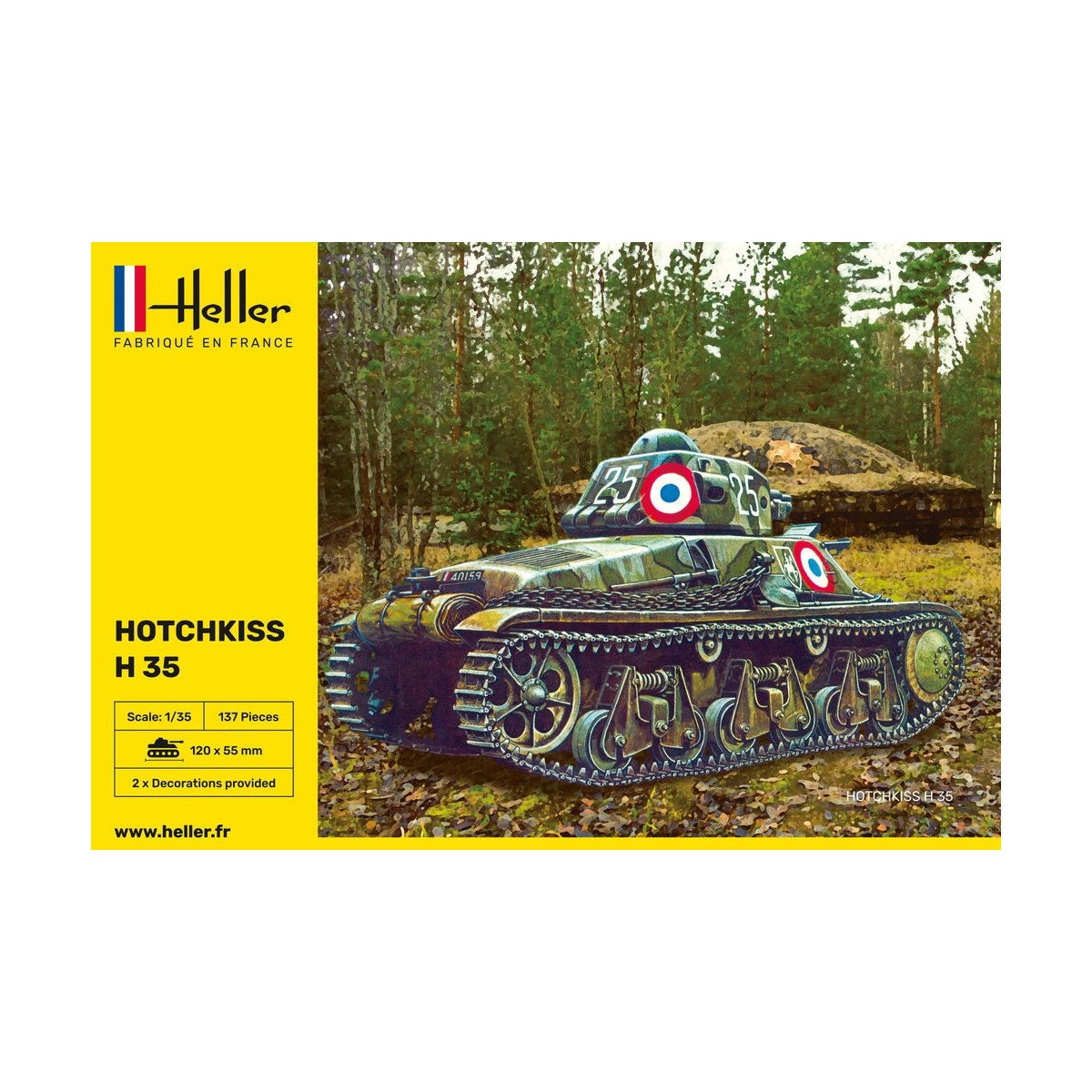 Tank HOTCHKISS 1/35 Heller Heller 81132 - 2
