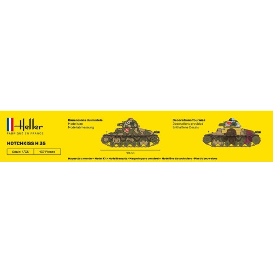 HEL-81132-Tank HOTCHKISS 1/35 Heller - HEL-81132