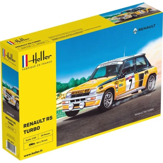 HEL-80717-Renault R5 Turbo 1/24 Heller - HEL-80717
