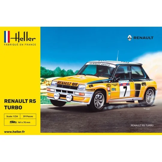 HEL-80717-Renault R5 Turbo 1/24 Heller - HEL-80717