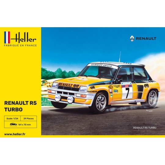 HEL-80717-Renault R5 Turbo 1/24 Heller - HEL-80717