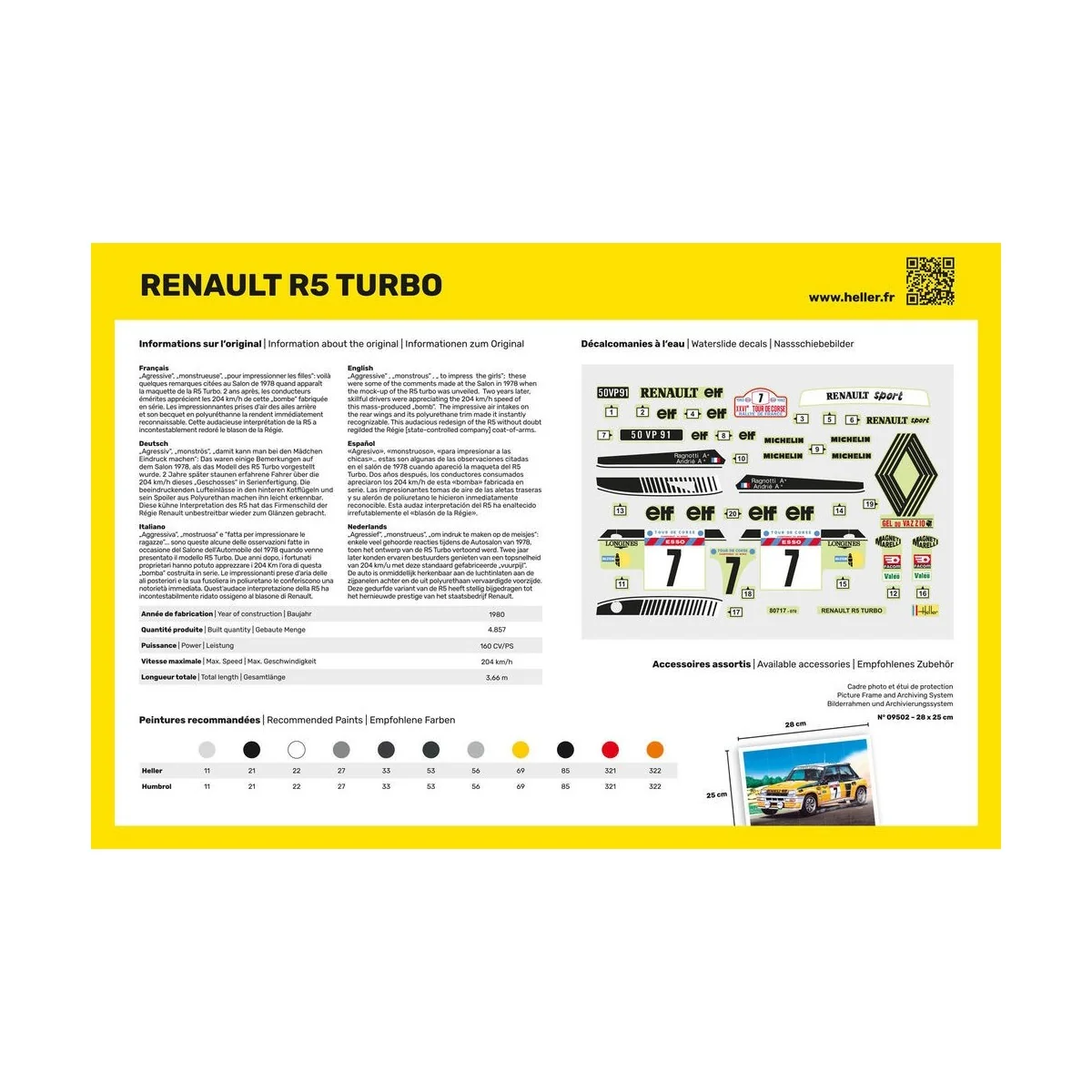 Renault R5 Turbo 1/24 Heller Heller 80717 - 3