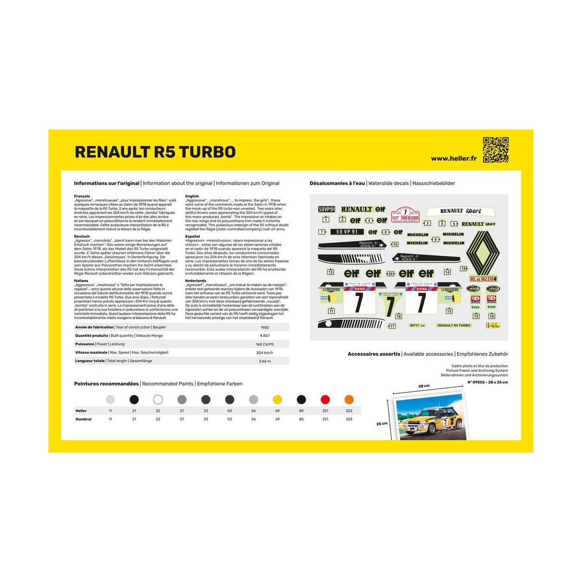 Renault R5 Turbo 1/24 Heller Heller 80717 - 3