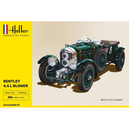 HEL-80722-Bentley 4.5L Blower 1/24 Heller