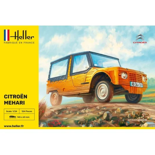 HEL-80760-Citroën Mehari 1/24 Heller - HEL-80760