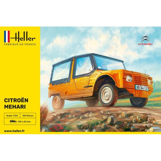 HEL-80760-Citroën Mehari 1/24 Heller