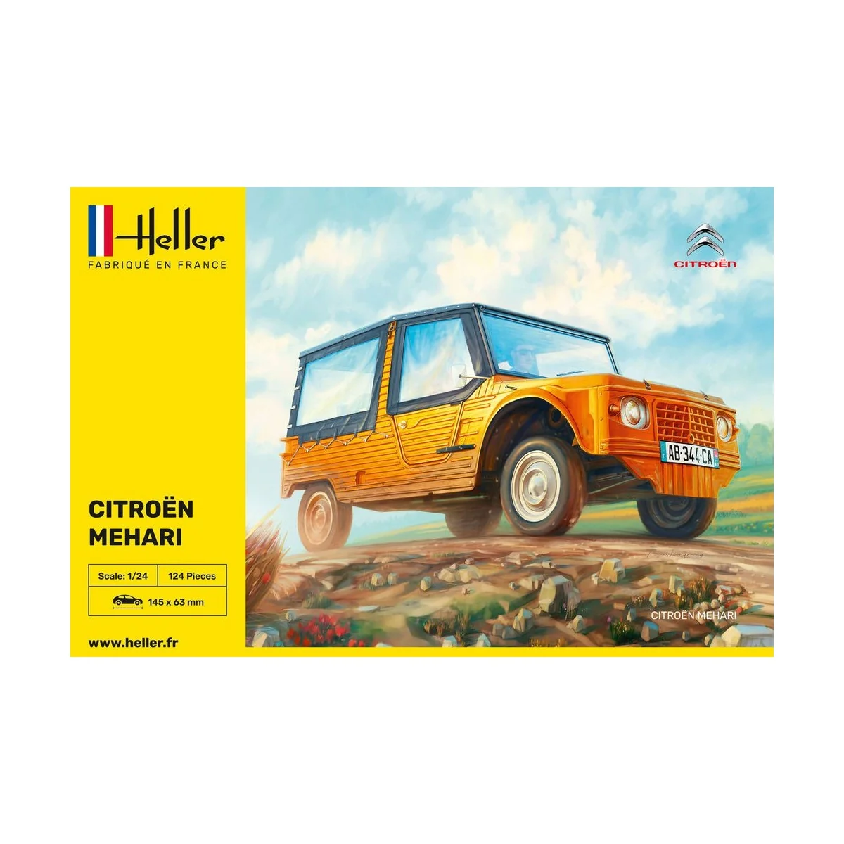 Citroën Mehari 1/24 Heller Heller HEL-80760 - 2 Citroën Mehari 1/24 Heller Heller HEL-80760 - 2