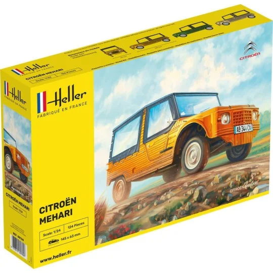 HEL-80760-Citroën Mehari 1/24 Heller - HEL-80760