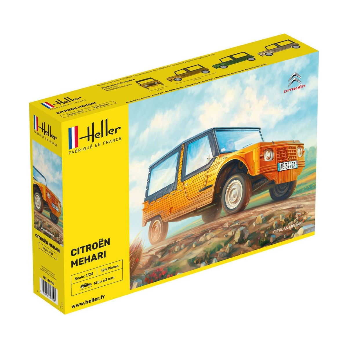 Citroën Mehari 1/24 Heller Heller HEL-80760 - 1