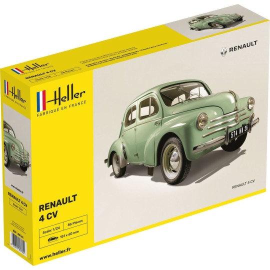 Renault 4 CV 1/24 Heller Heller HEL-80762 - 1 HEL-80762-Renault 4 CV 1/24 Heller - HEL-80762